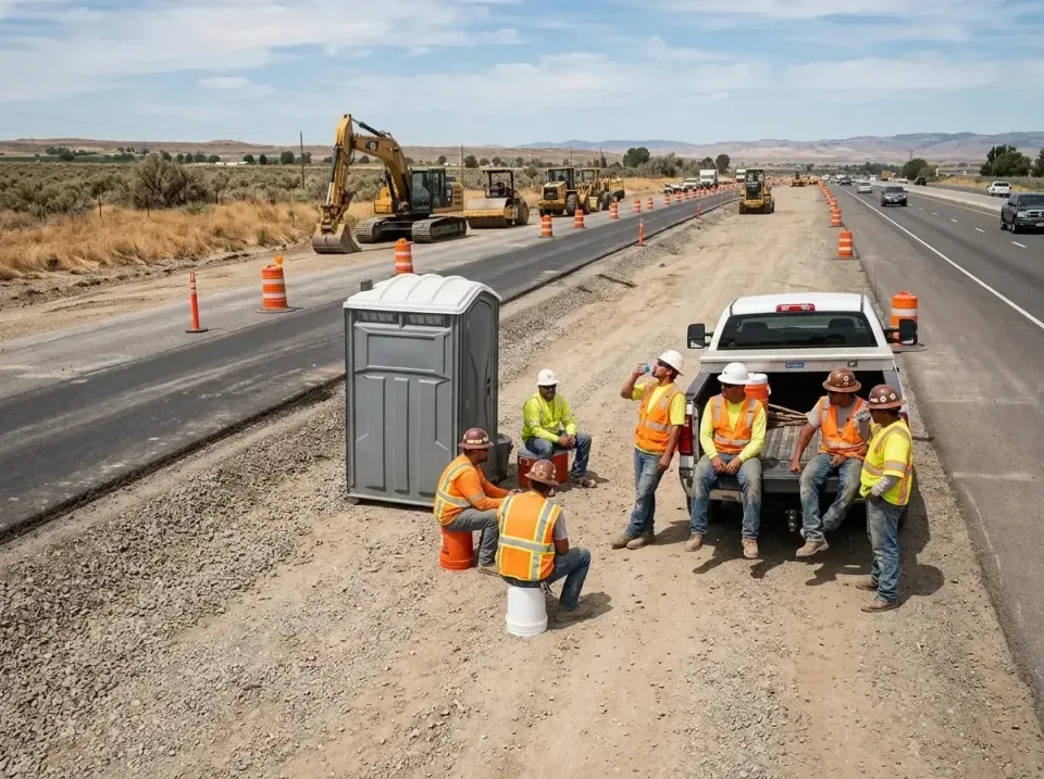 highway-road-construction-crew-007 — frequently asked questions, Porta Potty and Restroom Rentals in Sioux Center, IA